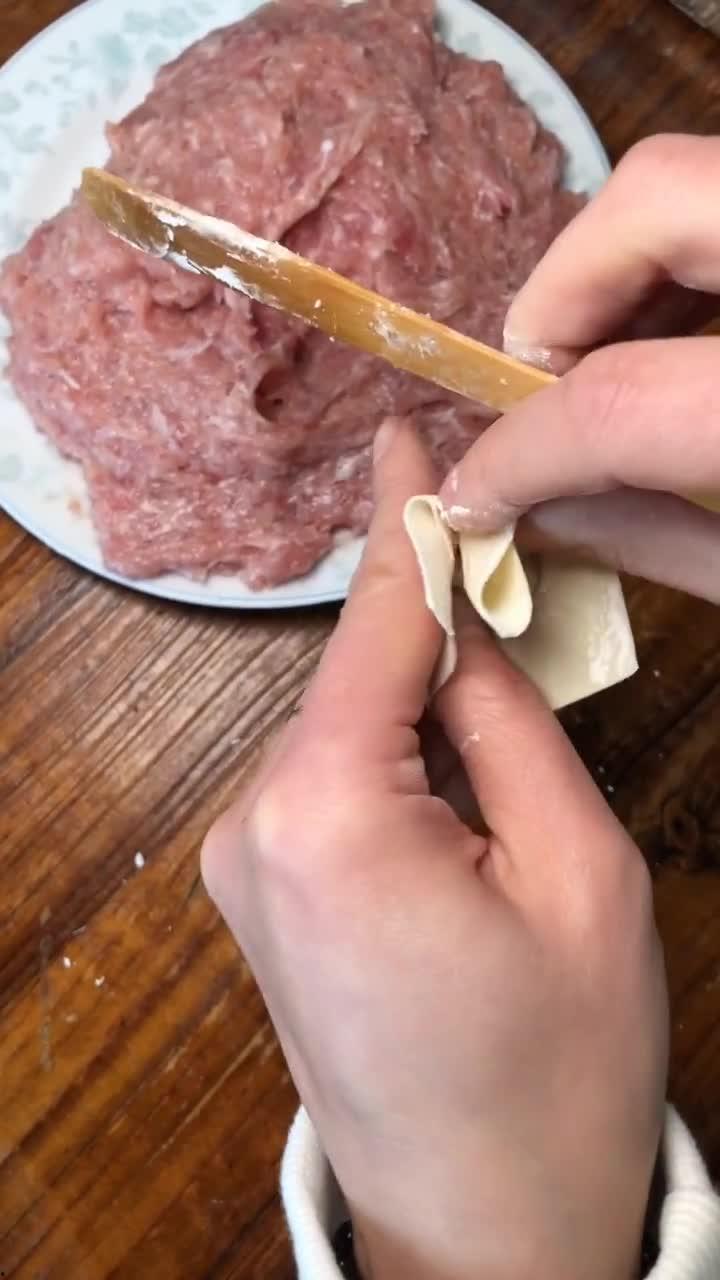 小馄饨包法视频,轻松制作美味家常小吃